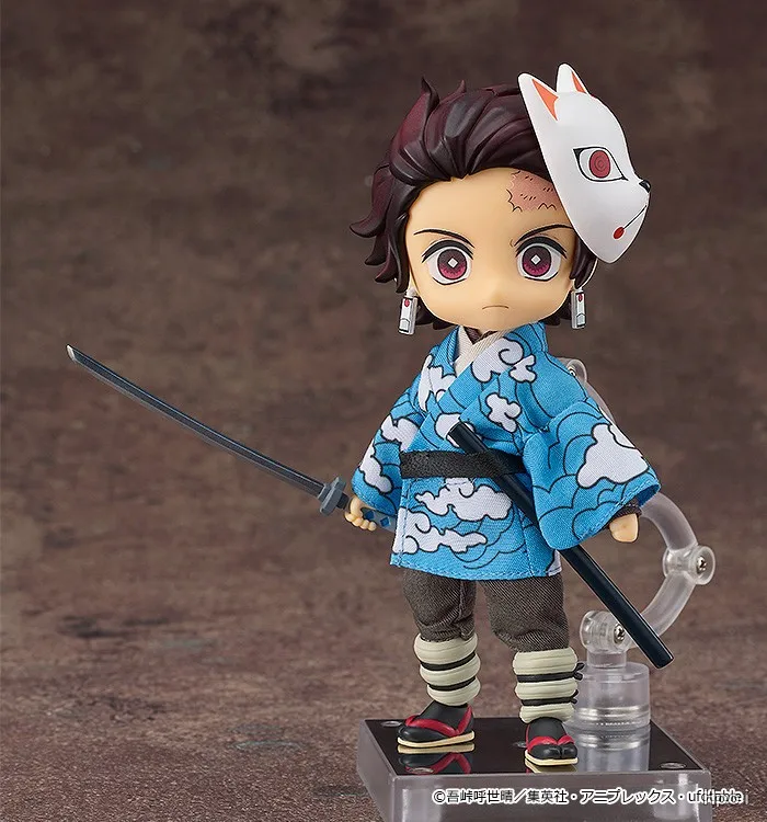 In Stock Original GSC Good Smile Nendoroid Doll Kamado Tanjirou 14CM Anime Figure Model Collectible Action Toys Gifts