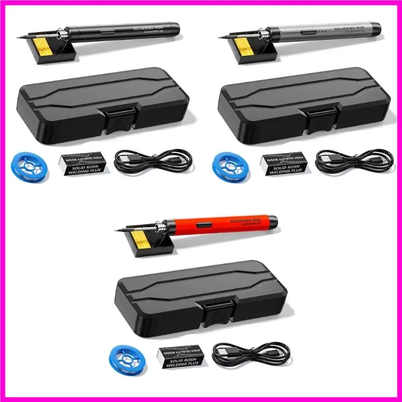 

57BE Cordless Soldering Iron Tool Pen USB Electric Welding Pen Temperature Adjustment
