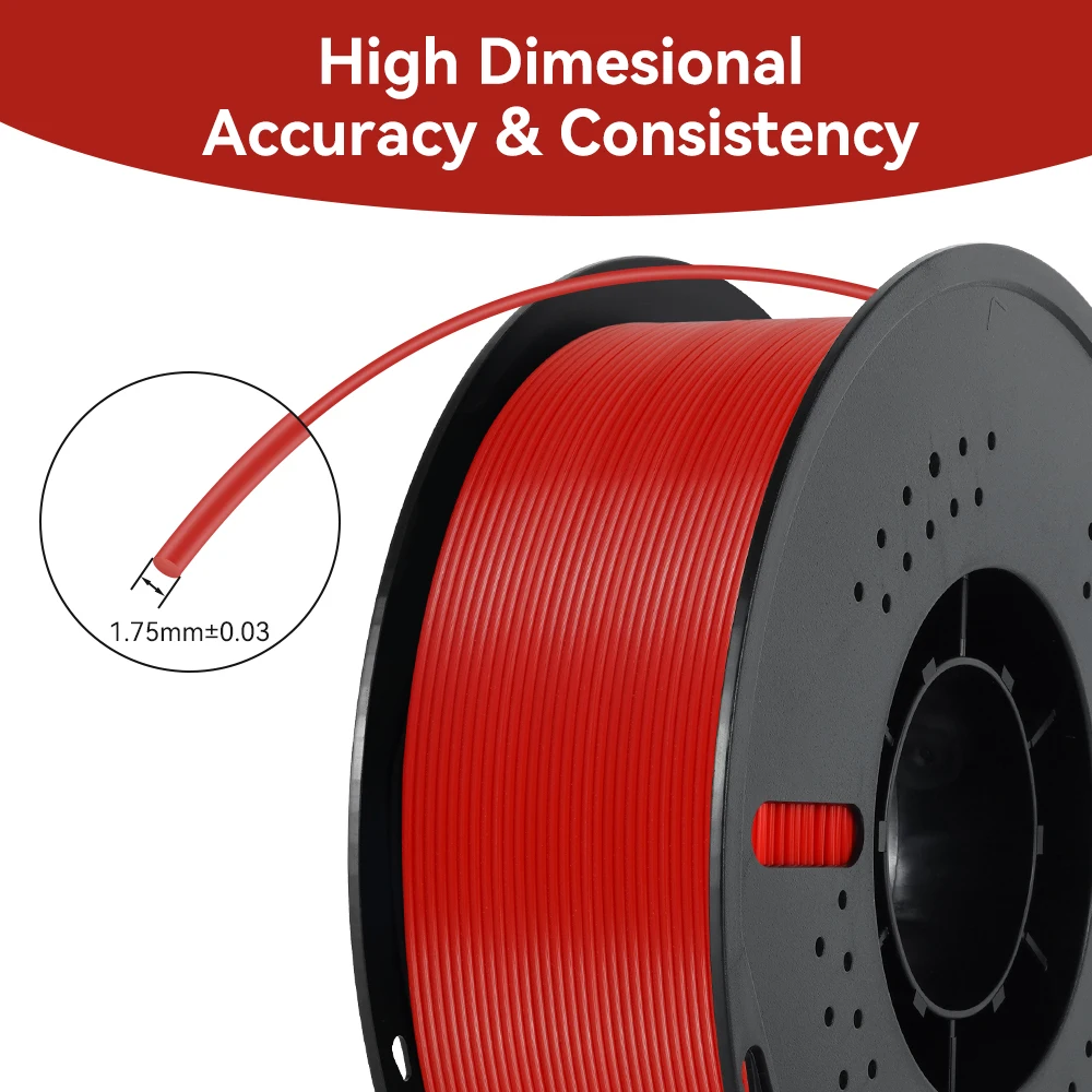 KINGROON 5KG(11LBS) PLA PETG HS-PLA HS-PETG Filament 1.75mm High Speed 3D Printer Material Matte PLA 1kg*5 Roll Mix Color New - view 5
