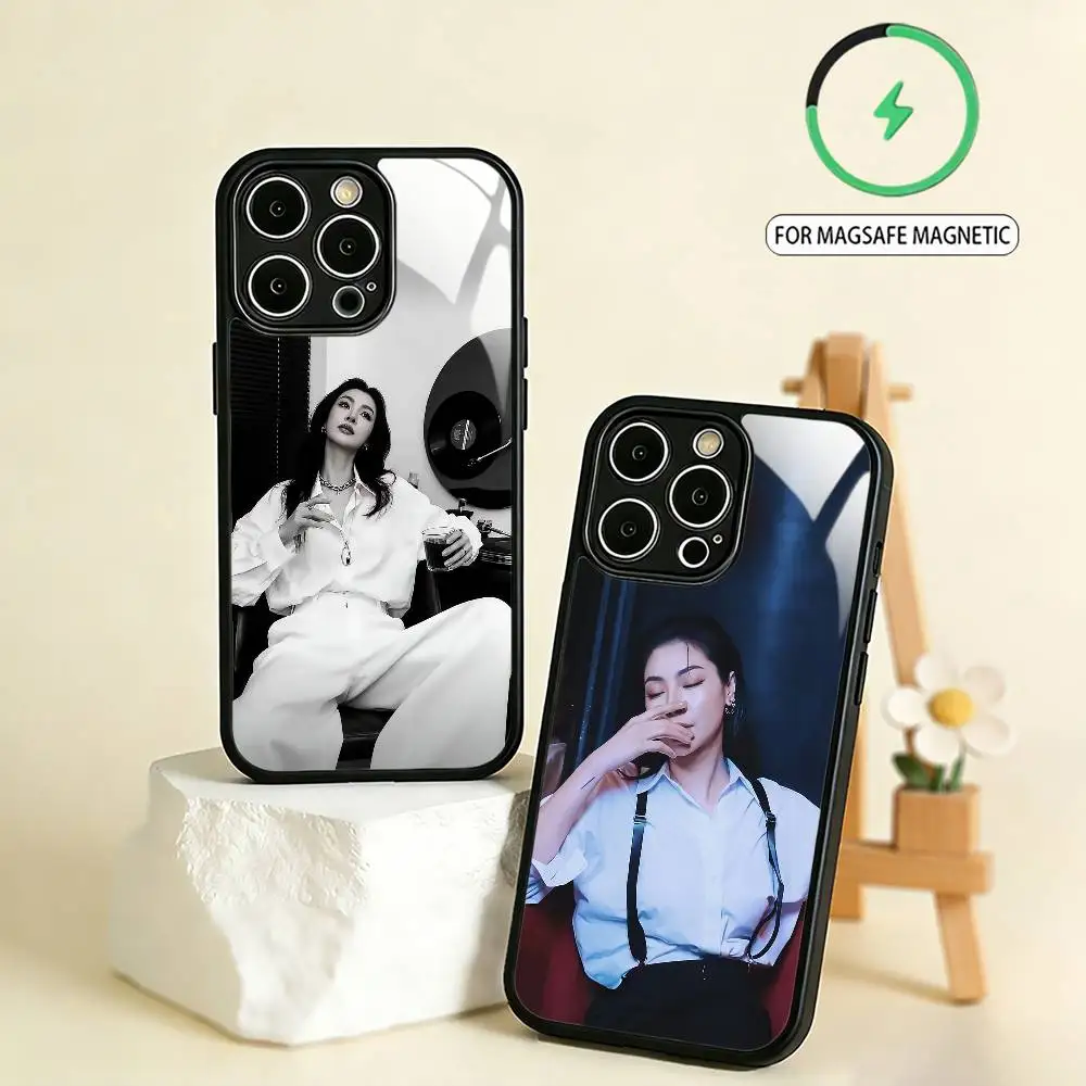 

Beauty F-Faye Peraya Malisorn Phone Case For iPhone17,16,15,14,13,12,11 Plus,Pro Max Magnetic For Magsafe Wireless Charging