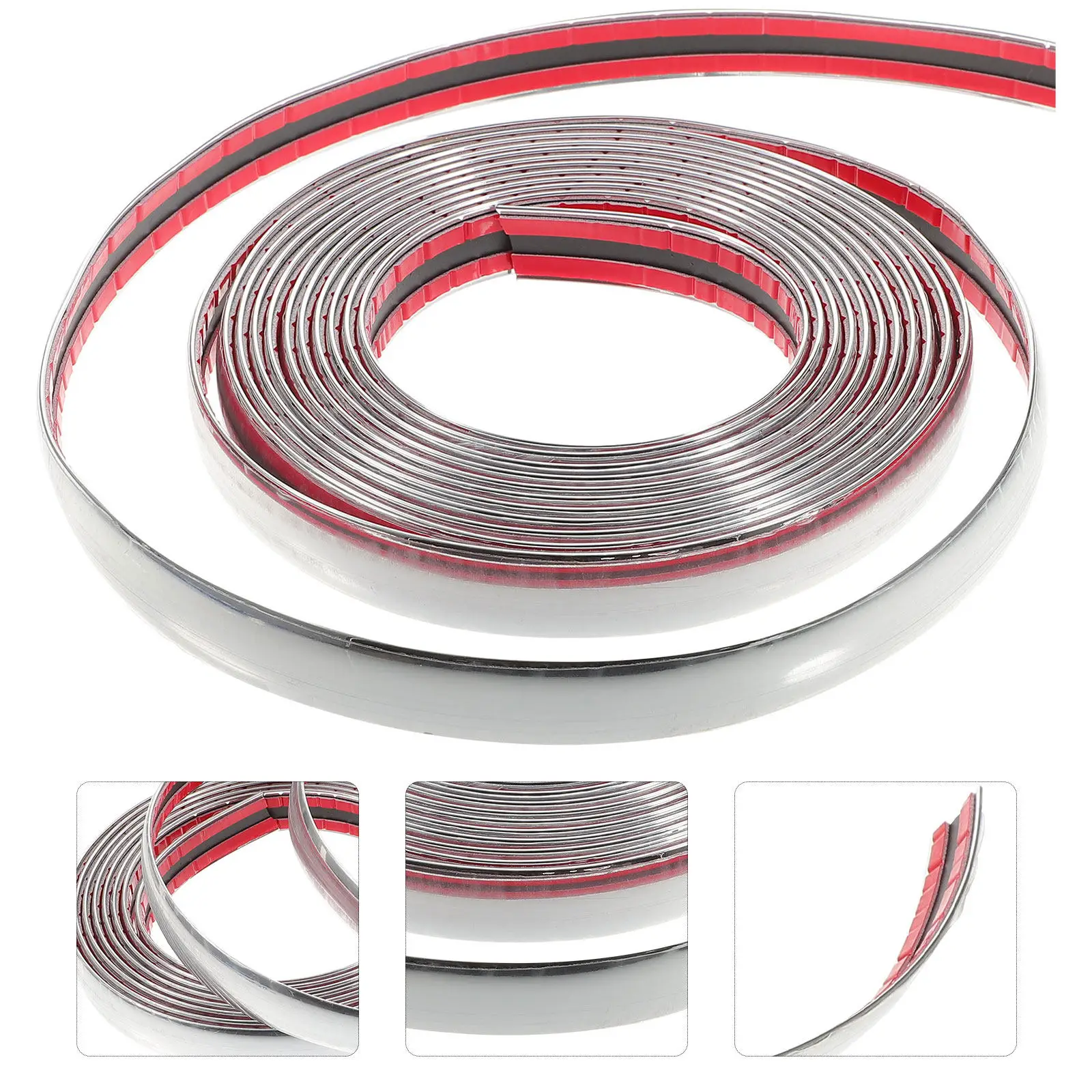 

Car Trim Self-Adhesive Exterior Strip Decorative Molding Trim for Dashboard Door Window Dust Protection Flexible Car Accessories