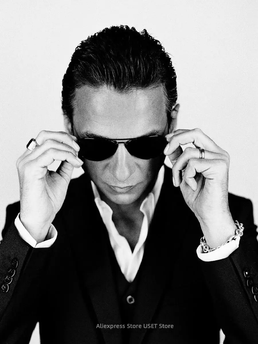 Dave Gahan Canvas Poster - Music Star Album Cover Wall Art, Celebrity Singer Band Home Decor Print