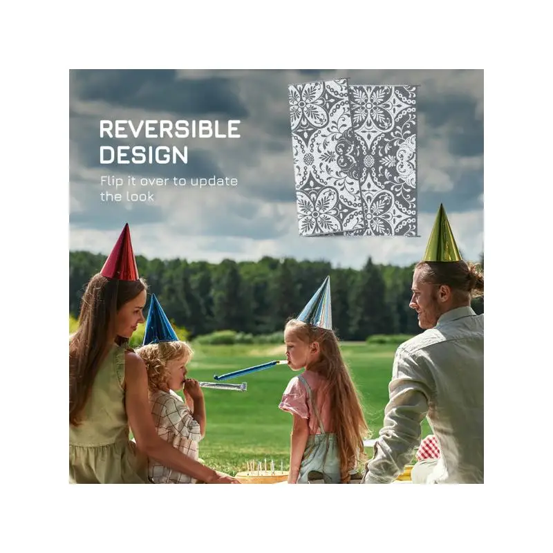 سجادة خارجية قابلة للعكس للباحات والطوابق، مقاومة للماء وسهلة التنظيف، مثالية لأي مساحة خارجية #6