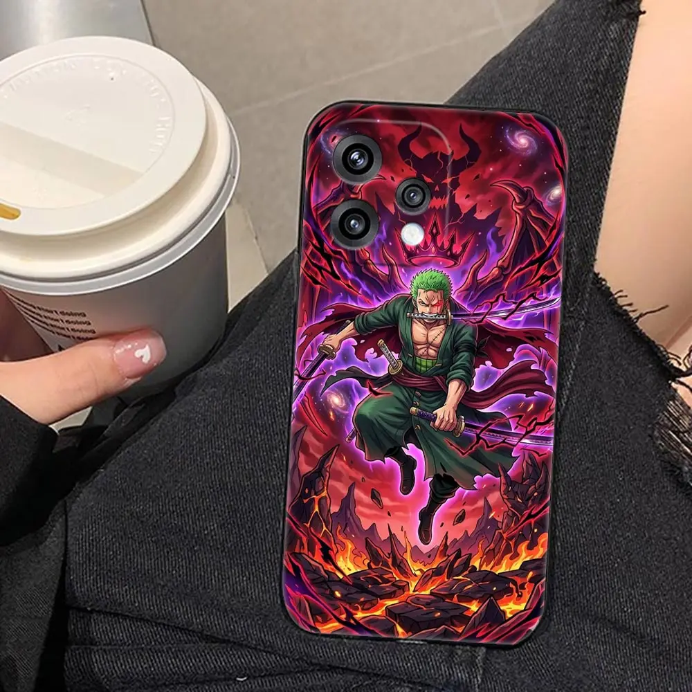 Phone Case For OPPO RENO 15 15F 14 14F 13 13F 12 11 11F 10 8T 8 7 6 5 4 4F LITE Pro Plus TPU Cover One P-Piece Luffy Zorro Nina