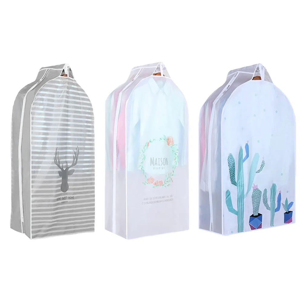 

1Pcs Dust Cover for Clothes Waterproof Suit Garment Bag Lightweight Portable Travel Organizer High Capacity Storage Protector