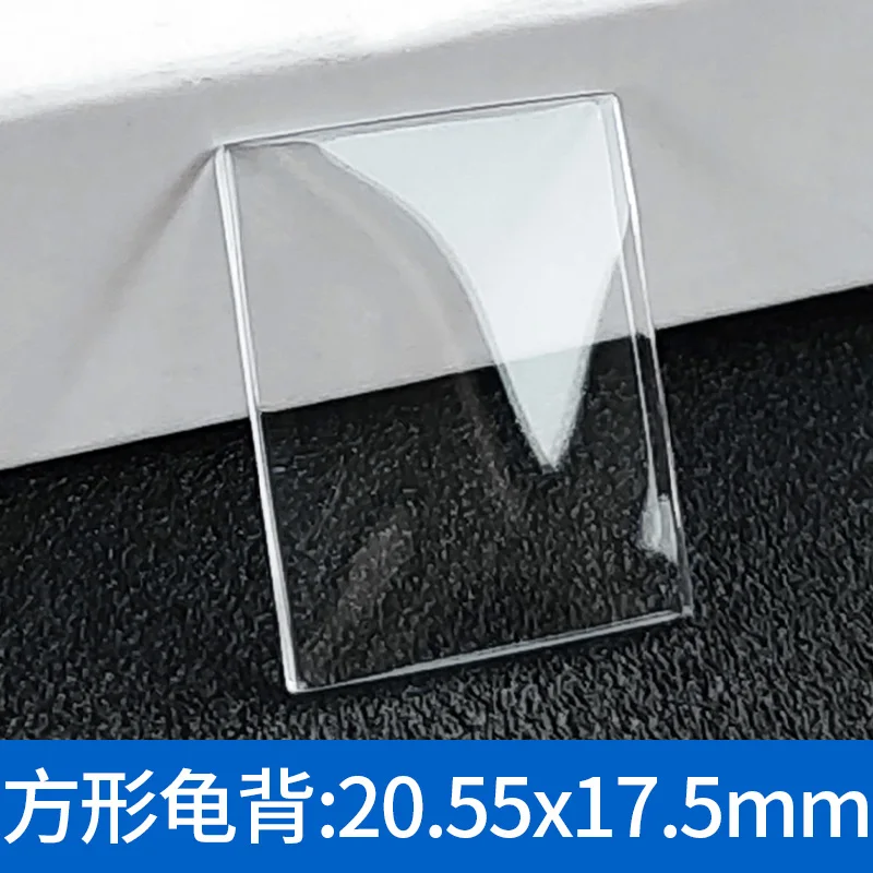 For Cartier Tank Series Watch Multi-size Square Single/Double Bridge Mineral Watch Crystal glass Replacement Watch Mirror Parts view 6