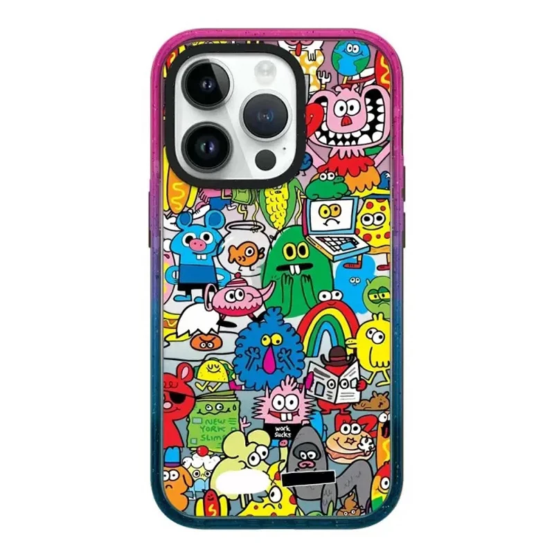 

Cartoon Cute Monster MagSafe Phone Case Cover for iPhone 12 13 14 15 Pro Max Case for iPhone 15 Pro Max