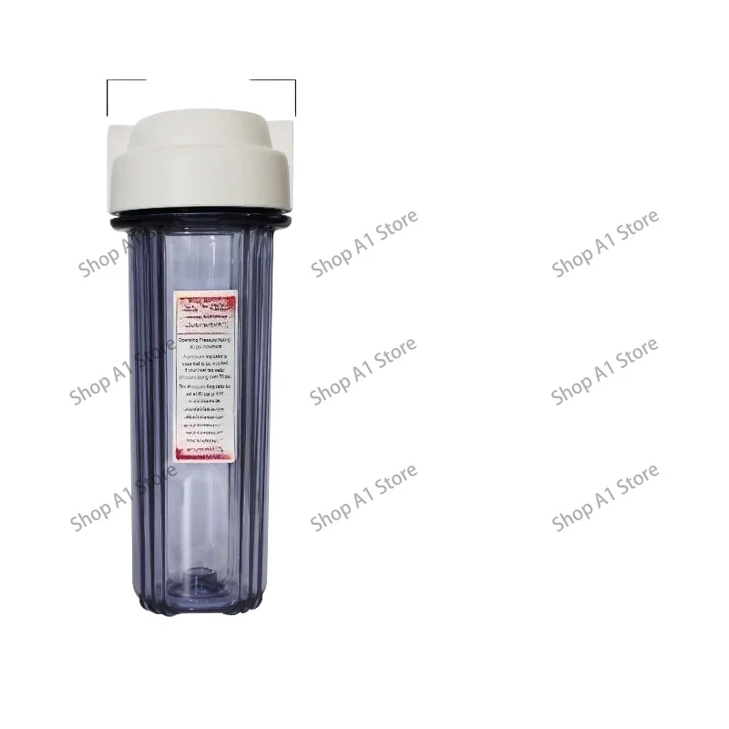 Front filter bottle household water purifier 10 inch big fat transparent kitchen whole house filter element accessories