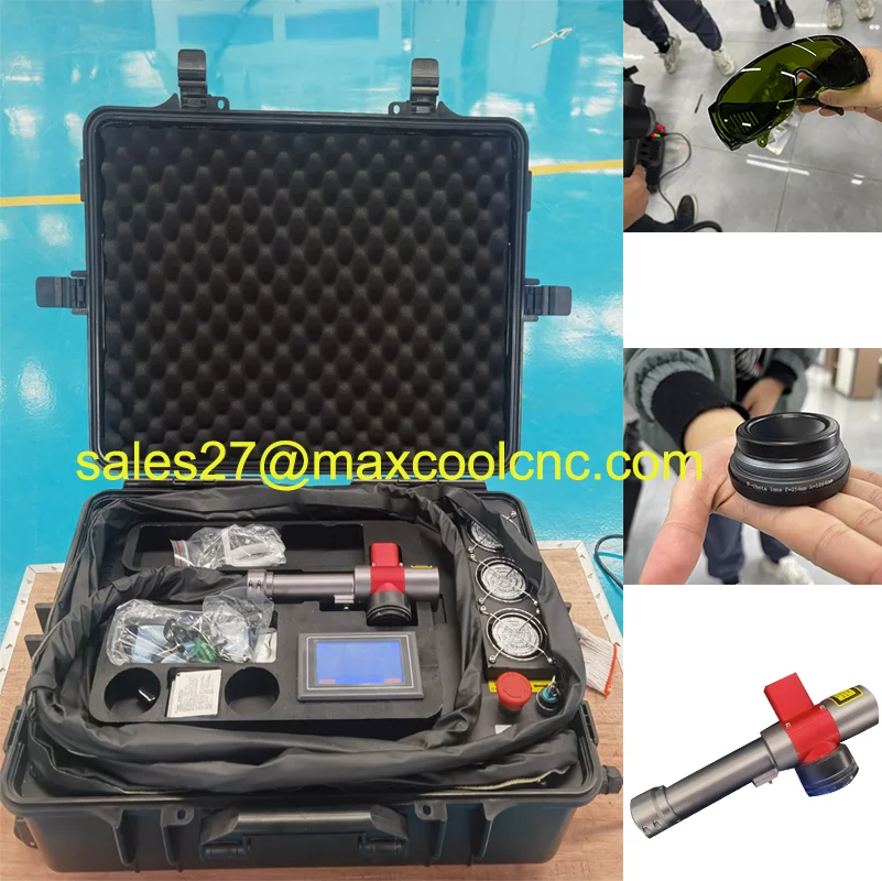 Portable 100W 200W Pulse Fiber Laser Cleaning Machine For Wood Old Furniture Removal Paint Machine Laser Cleaner