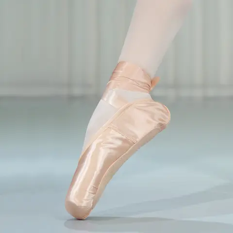 Girls Women Ballet Pointe Shoes Ballerina Satin Pointe Shoes Ballet Slippers Professional Satin Canvas Dance Toe Shoes