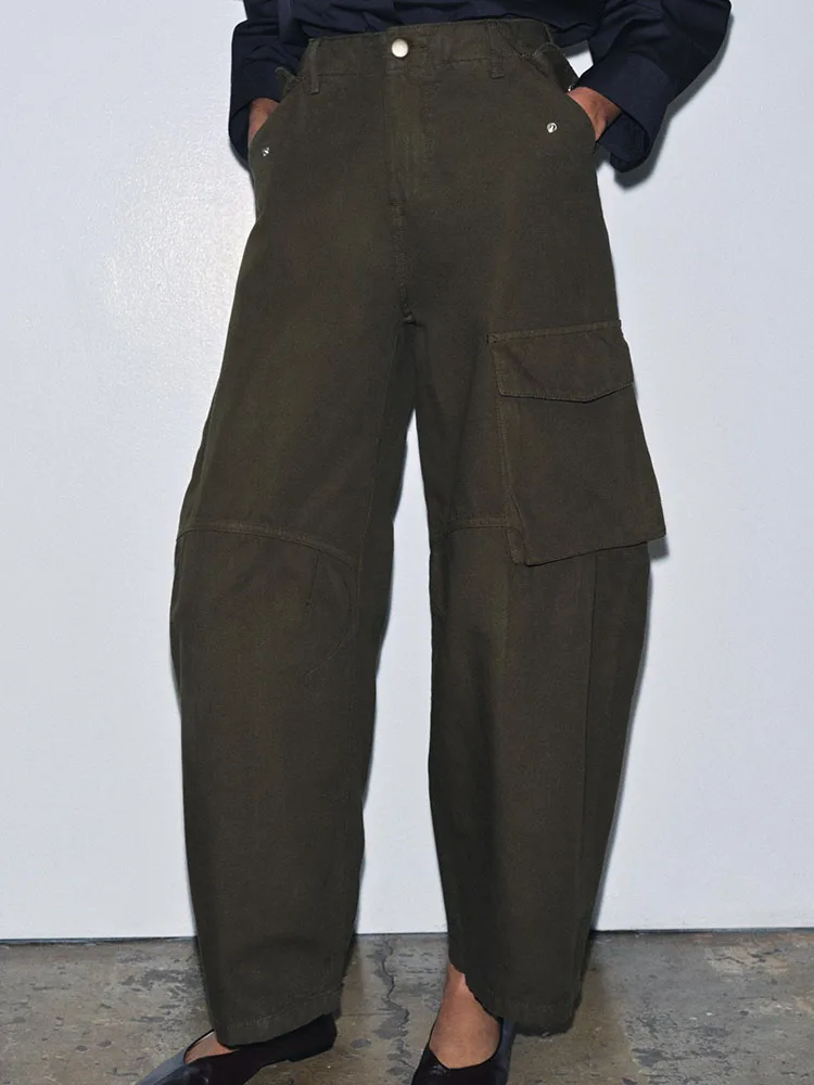 الراقية Faion منتصف الخصر العمل السراويل عارضة Sle الشتاء جديد وصول الملابس النسائية فضفاضة تناسب طويلة سستة إغلاق