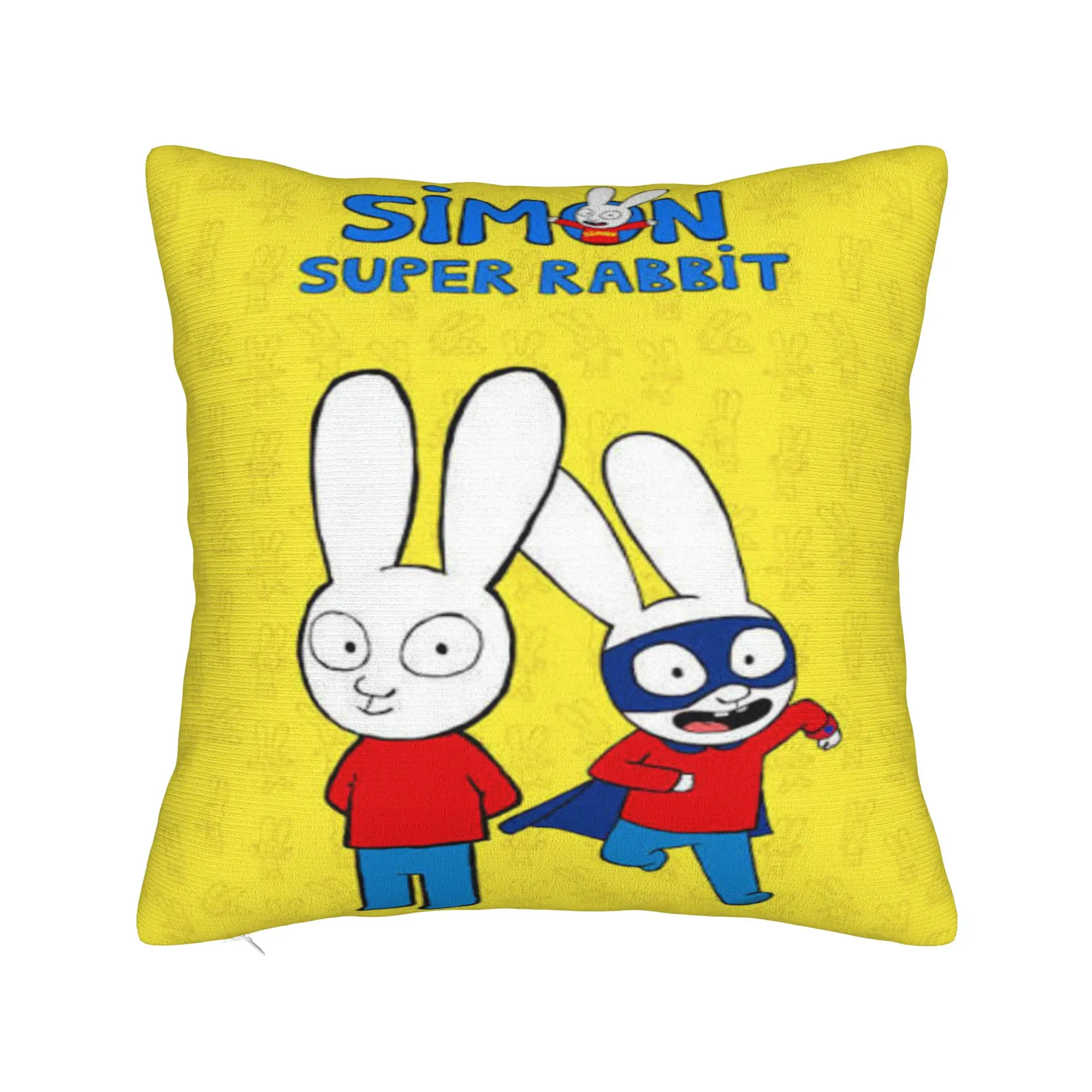 Trendy Home Simon Super Rabbit Decorations Pillowcases Accessories  Pillow Covers Zippered Multiple Sizes
