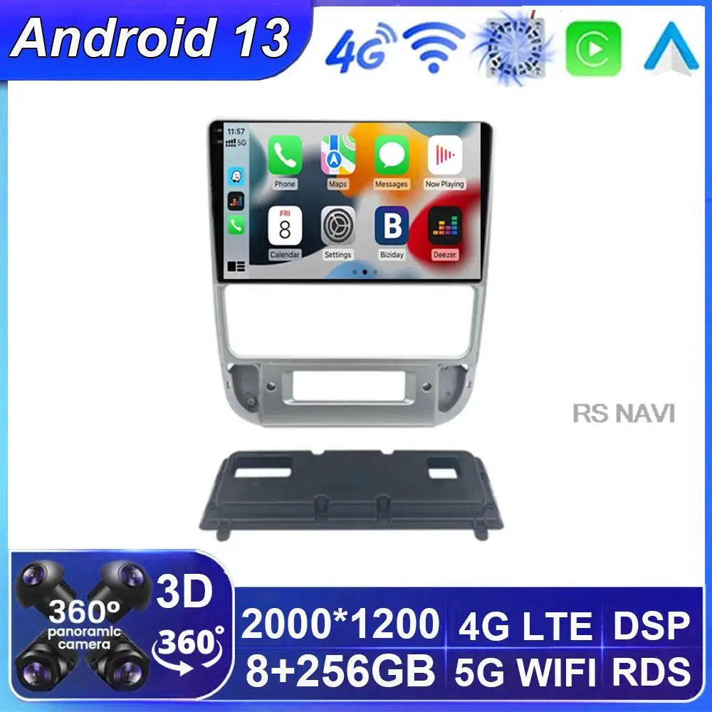 

Android 13 Car Rodio For Peugeot 406 1995-2005 Carplay Auto Multimedia Video Player Navigation Head Unit WIFI+4G 360 Camera BT