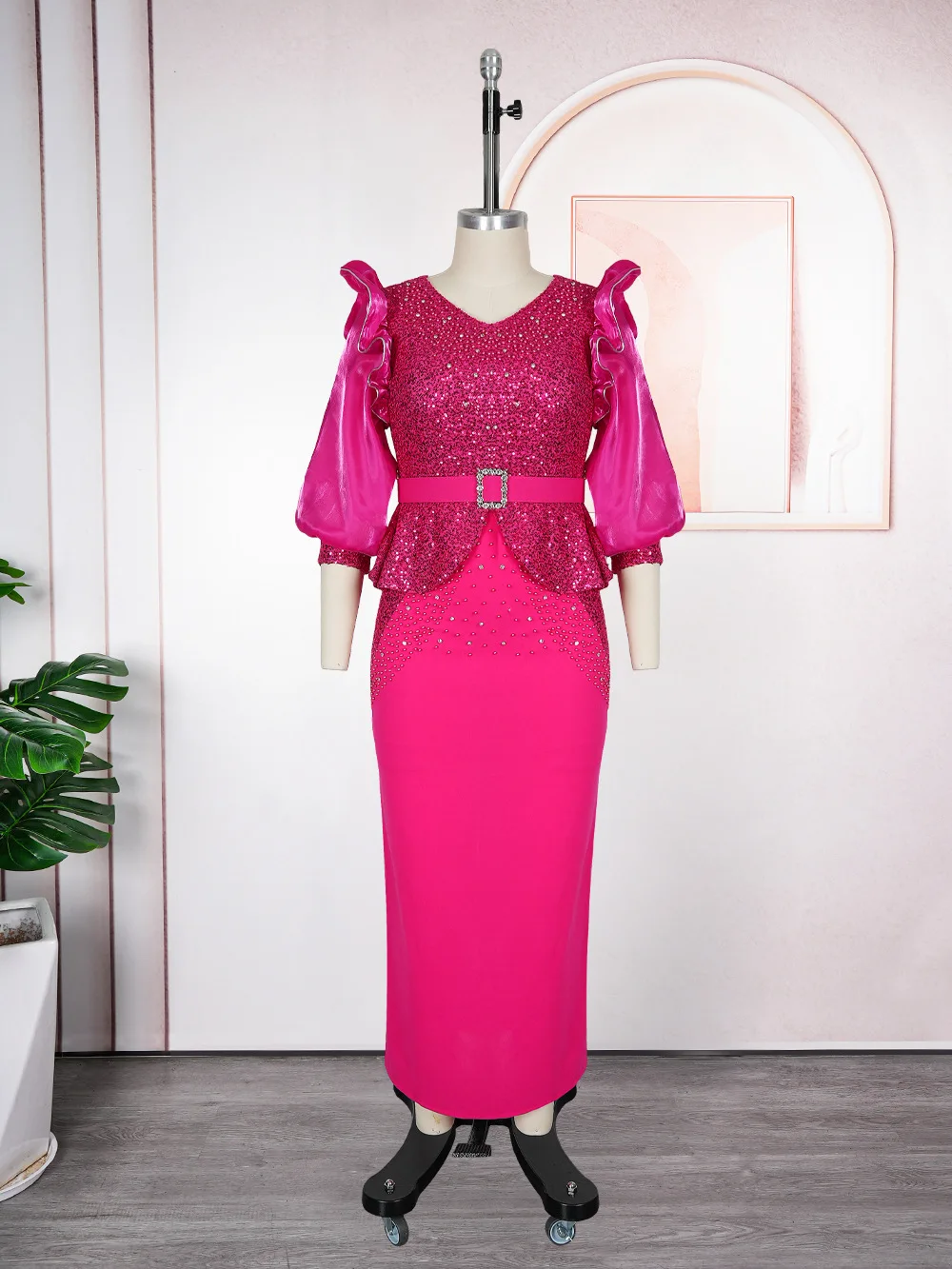 Abito lungo da donna musulmana Abaya Dubai Diamanti di lusso Abito da sera Turchia Caftano Islam Abbigliamento Caftano Marocain Femme Robe Vestido