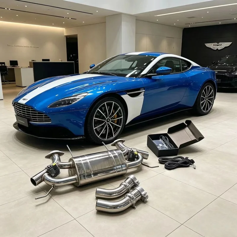 Performance Catback Exhaust for Aston Martin VantageS 4.7L V8 2012-2017 Racing Exhaust System Damage-Free Packaging