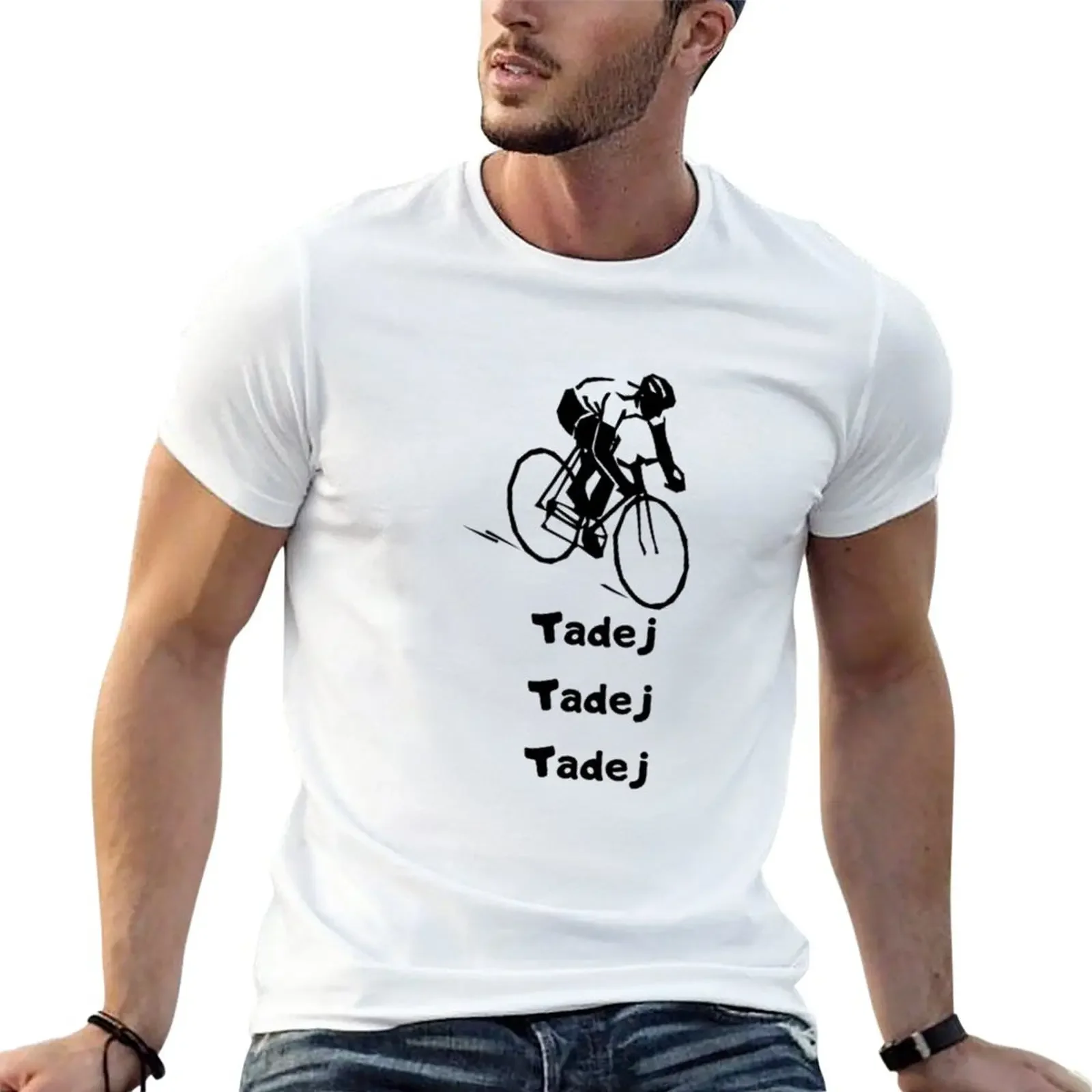 

New tadej pogacar T-Shirt tops korean fashion Oversized t-shirt mens graphic t-shirts hip hop