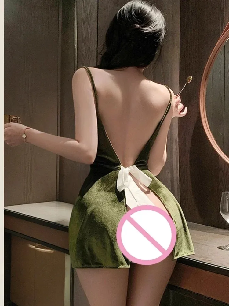 

Кружевной бант, сексуальное порно, нижнее белье, рождественская ночная рубашка в стиле ретро, кружевная сексуальная ночная рубашка с открытыми ягодицами, чулки с подвязками, аксессуары, ролевая игра, хит 18+