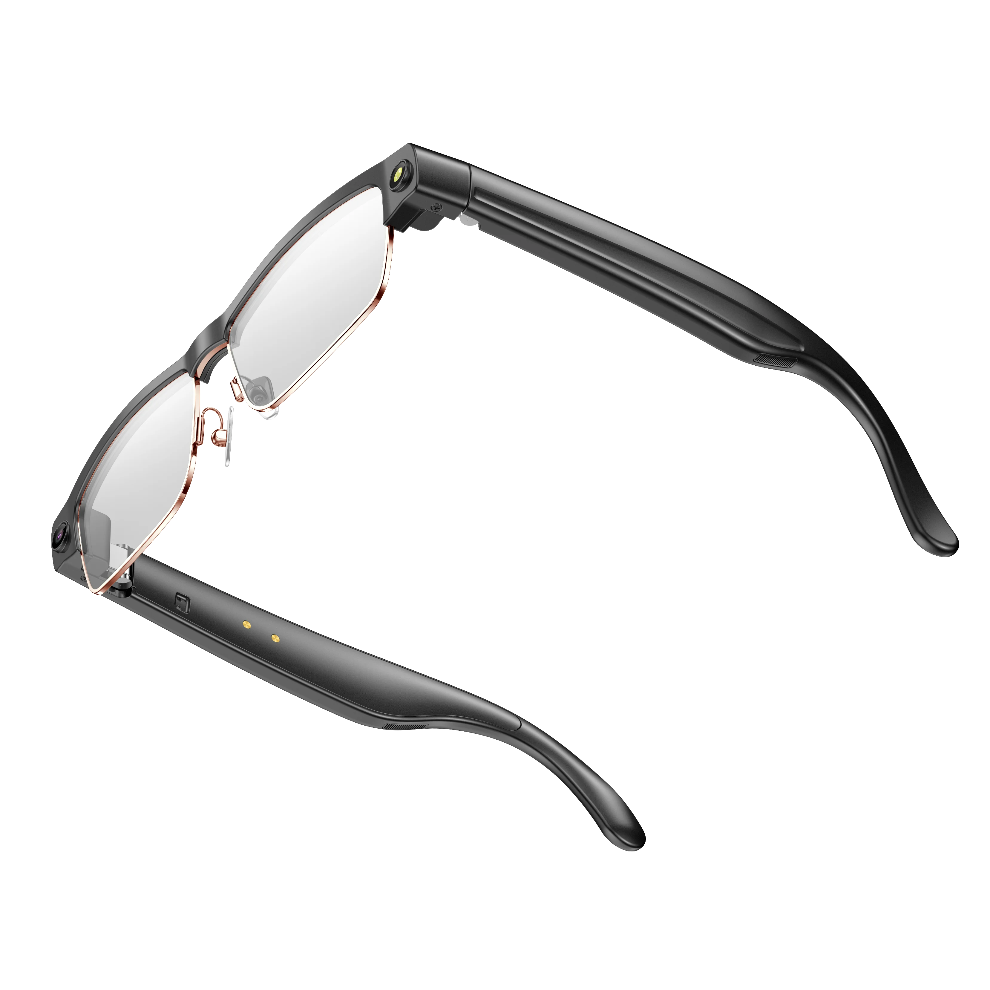 Camera Smart Glasses Photo Video Record BT Call Music Playback Smart Glasses Al Object Recognition Voice Assistant Sunglasses