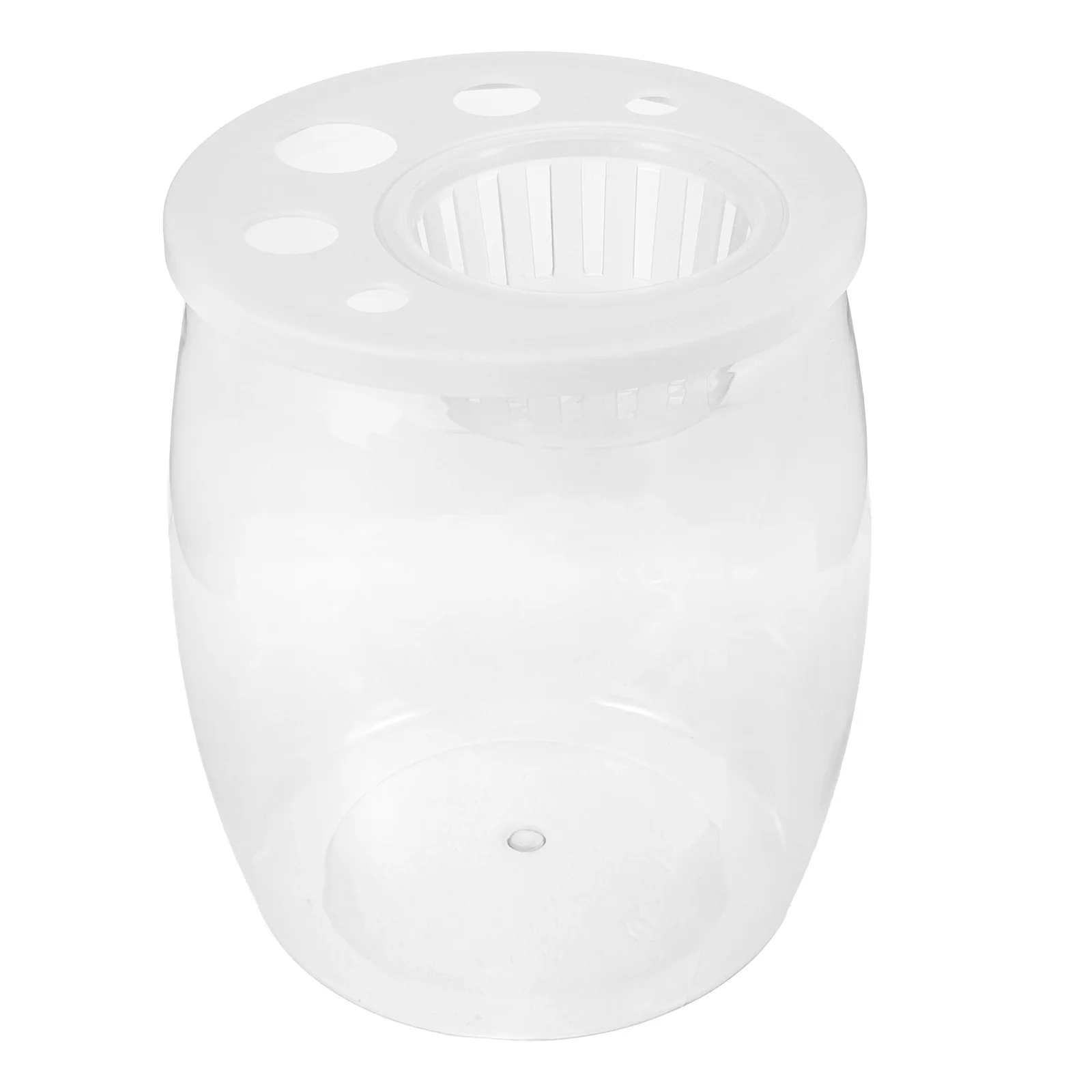 

Hydroponic Fish Tank Transparent Desktop Goldfish Bowl 9822 Small Aquarium Plant Decor Office Home Garden Wedding