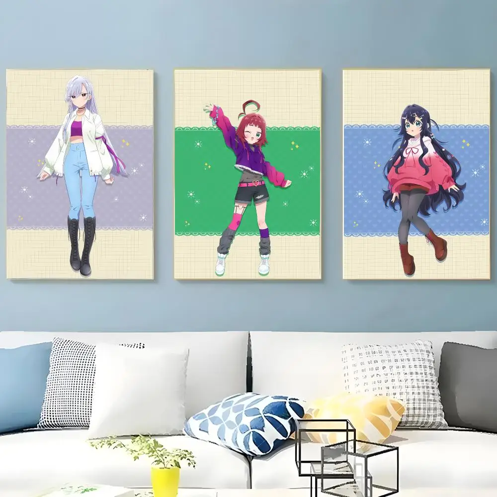 Comedy Anime T-100 Girl friends Who Really Love You Poster Creative Indoor Decorative Artwork & Modern Home Decor