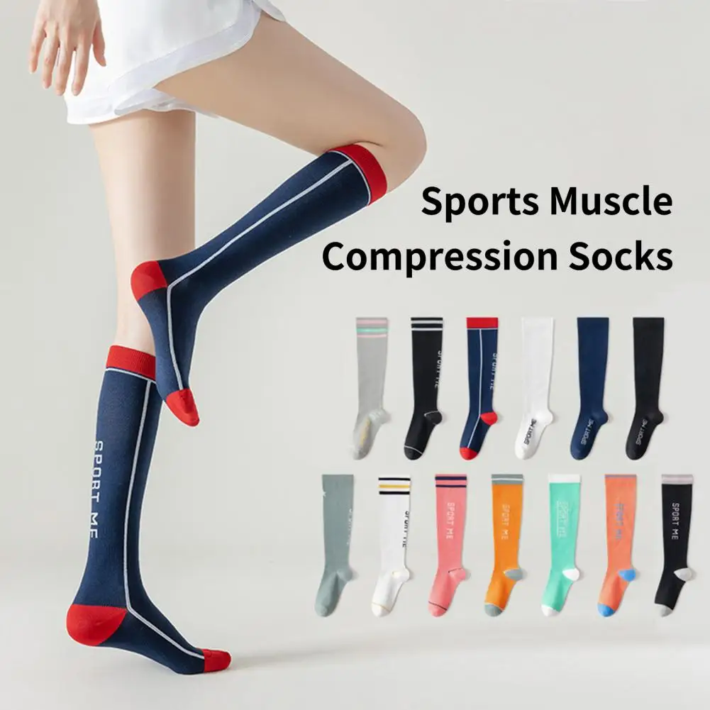 

Fine Stitching Female Anti-friction Sweat-absorbing Compression Socks for Running