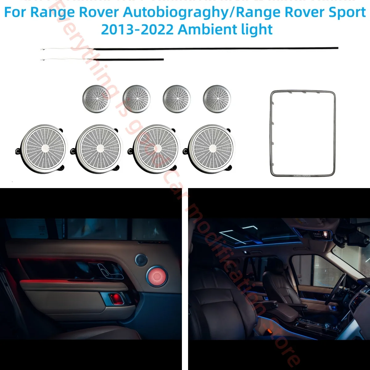 

Fit for Range Rover Autobiograghy LWB Vogue/For Range Rover Sport 2013-2022 Atmosphere Lamp Automotive interior lighting upgrade
