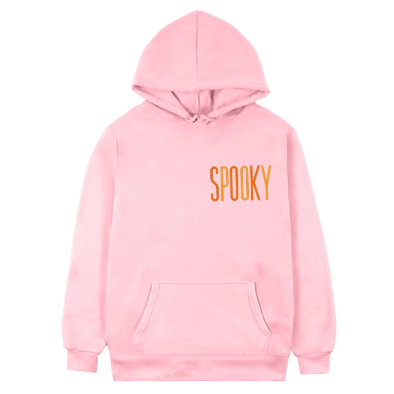 Vintage Halloween Sweatshirt Spooky Hoodies Aesthetic Retro Halloween Women Clothing Streetwear Clothes m