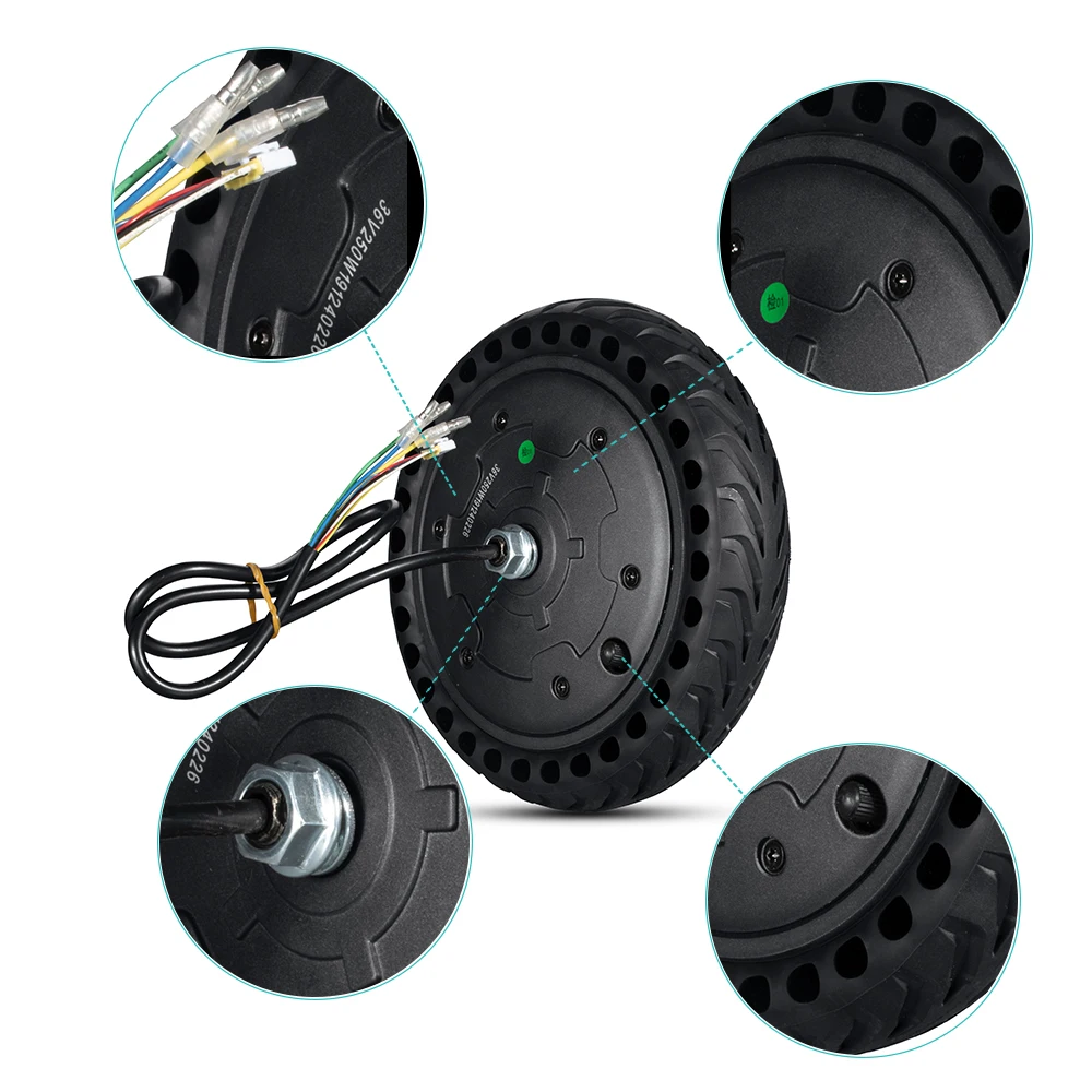 

Electric Scooter Hub Motor Engine For Xiaomi M365 Electric Scooter 8.5 Inch Solid Tire Assembly Replacement Parts