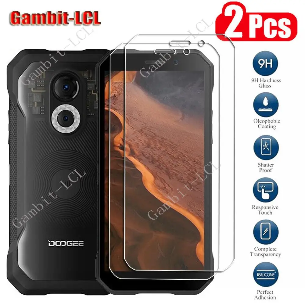

Оригинальное защитное закаленное стекло Для Doogee S61 Pro 6,0 дюймов DoogeeS61 S61Pro, 2 шт., защитная пленка для экрана