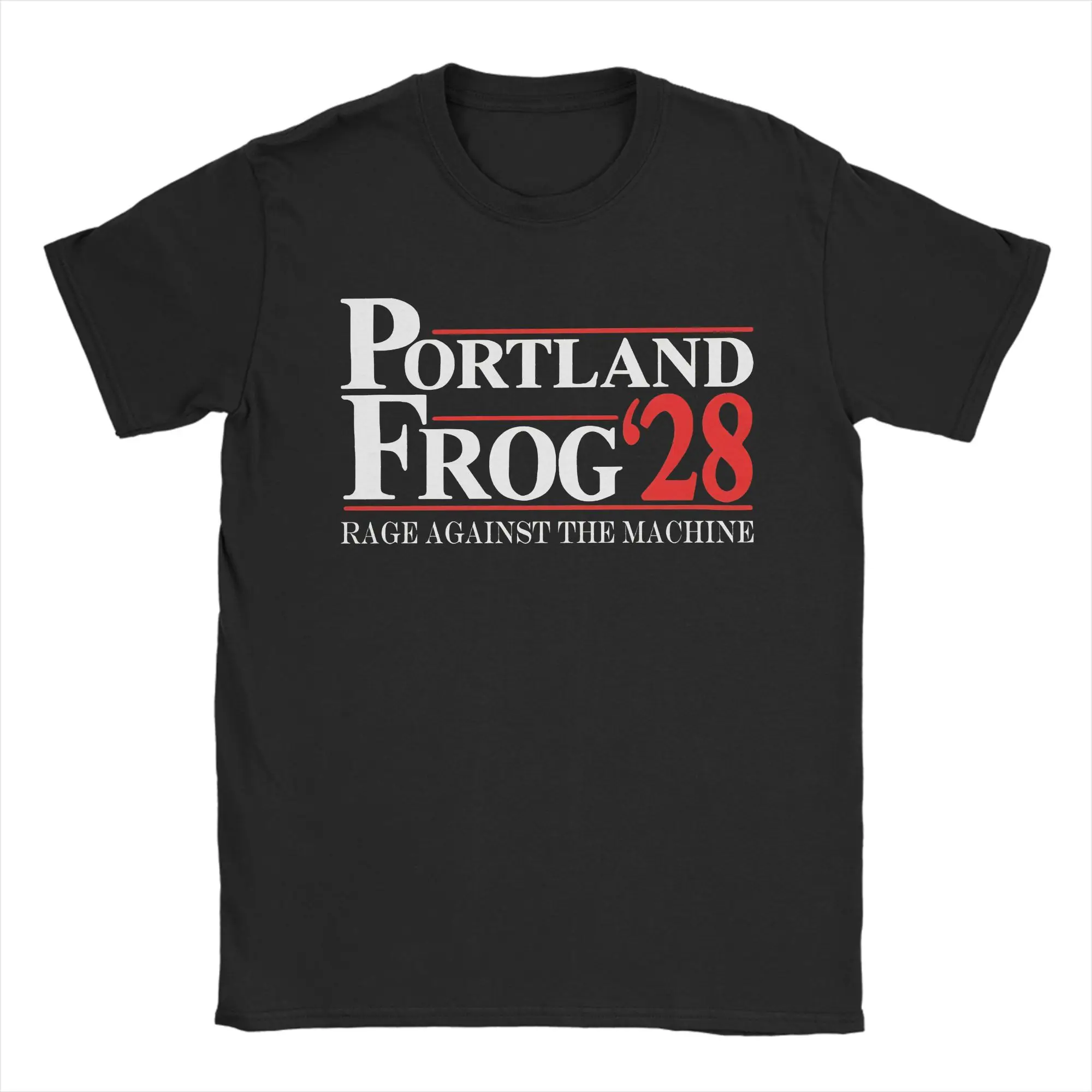 رجل تي شيرت بورتلاند الضفدع 28 تي شيرت موضة الشاطئ تيز Y2K تصميم مضحك 100 ملابس علوية من القطن فكرة هدية