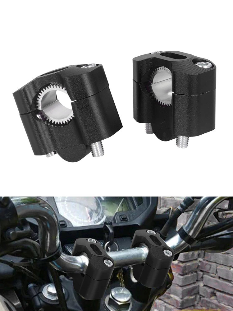 AliExpress NONE 7/8" Motorcycle Handlebar Clamps Risers Adapter CNC Alloy Dirt Pit Bike ATV Motorbike Accessories Universal For BMW Honda Suzuki