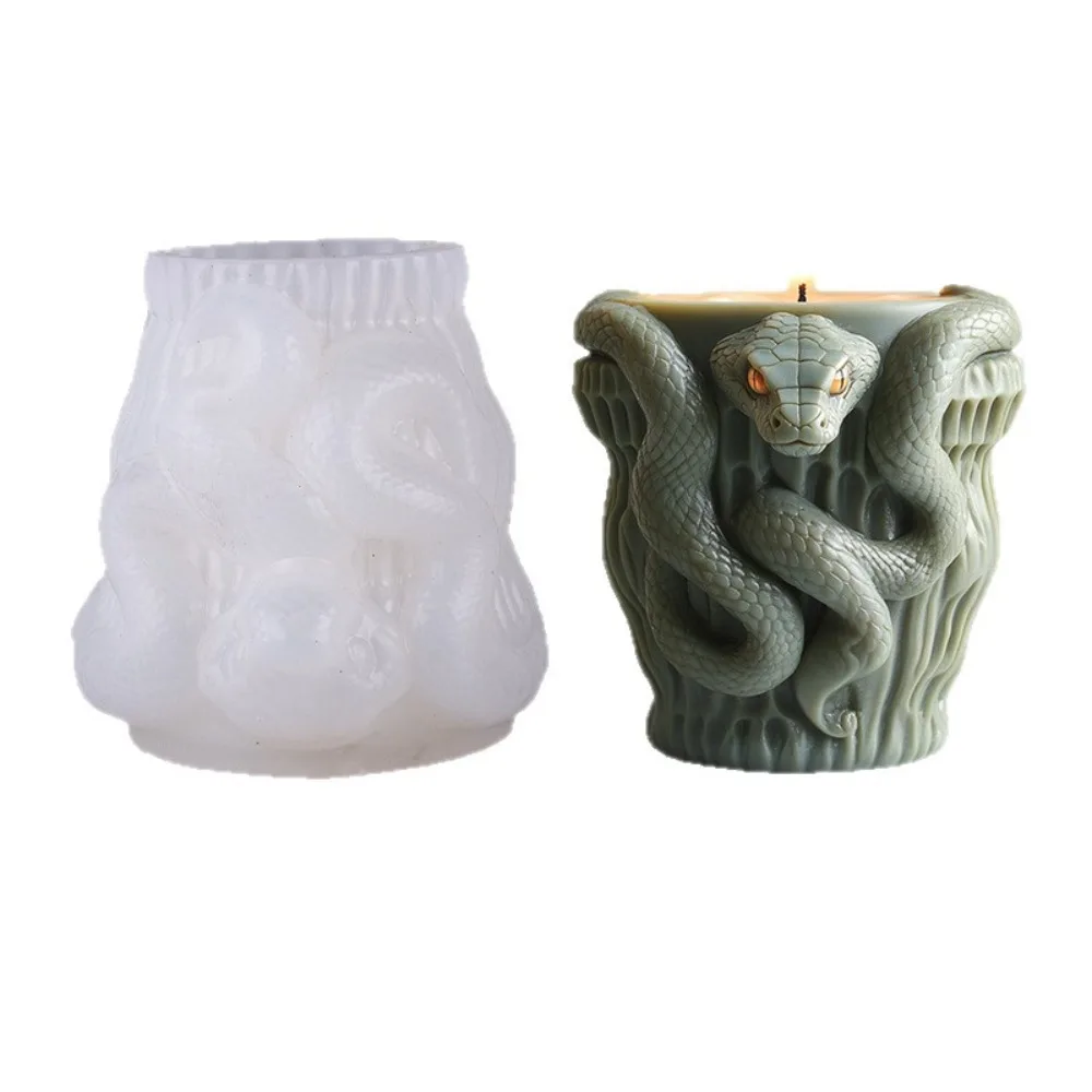 Snake Pattern Candl…