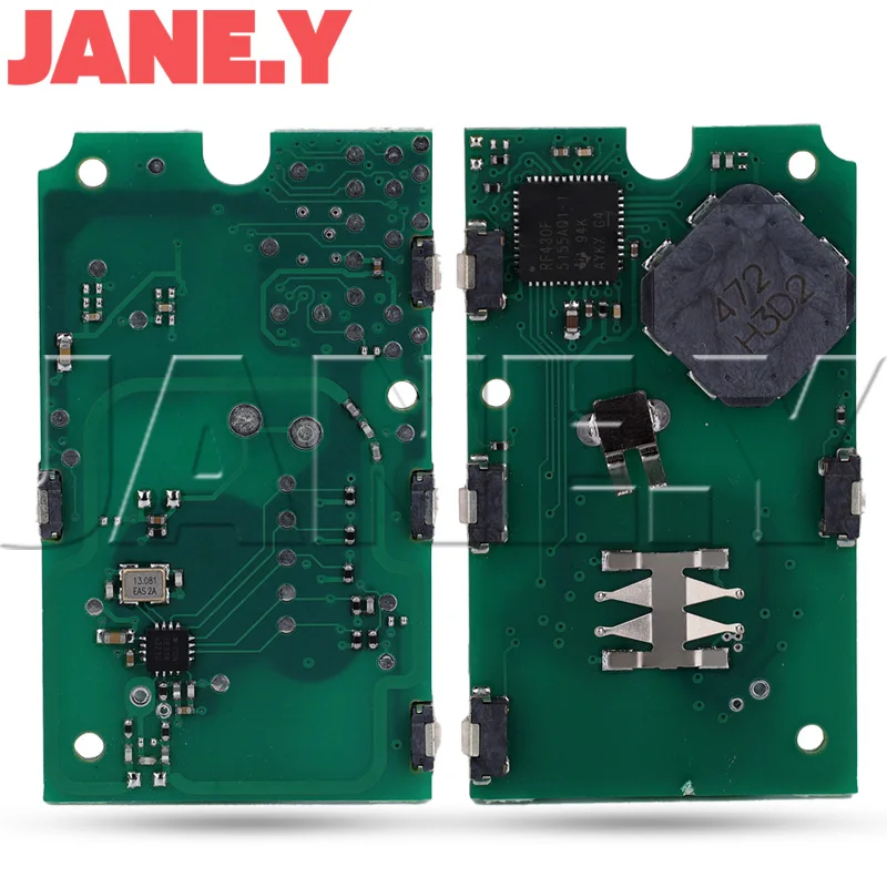 Samochodowy inteligentny kluczyk zdalnego sterowania do Volvo S90 S60 S40 XC60 XC90 2016-2020 FCC ID:YGOHUF8423 8A Chip 433Mhz Kluczyk samochodowy