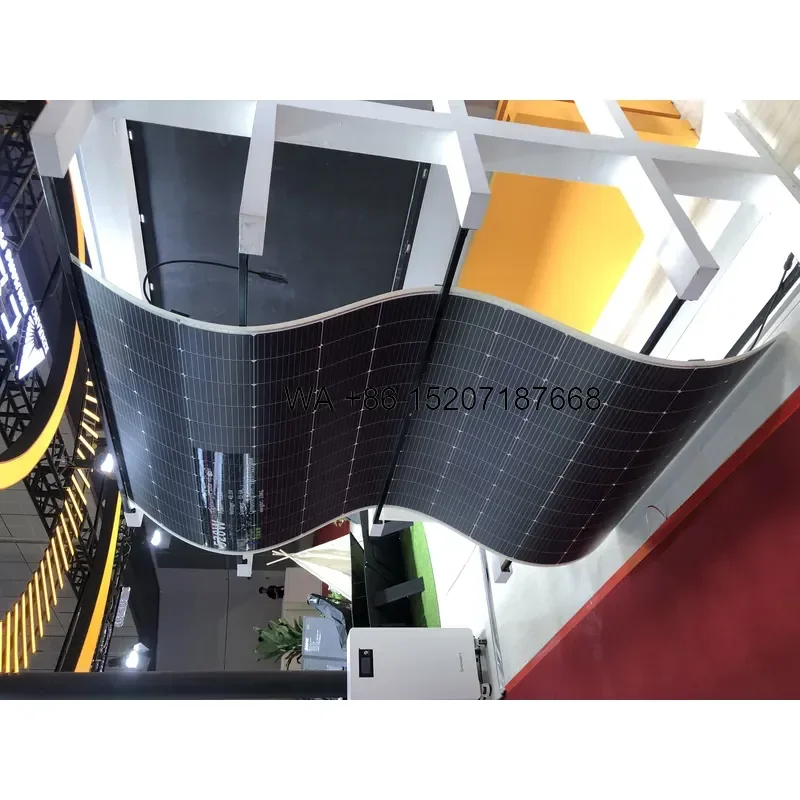 Wmwmnu 520W Flexible Solar Panel IP65 Waterproof 2226x1155mm for Outdoor Camping Charger Yacht RV Renewable Energy