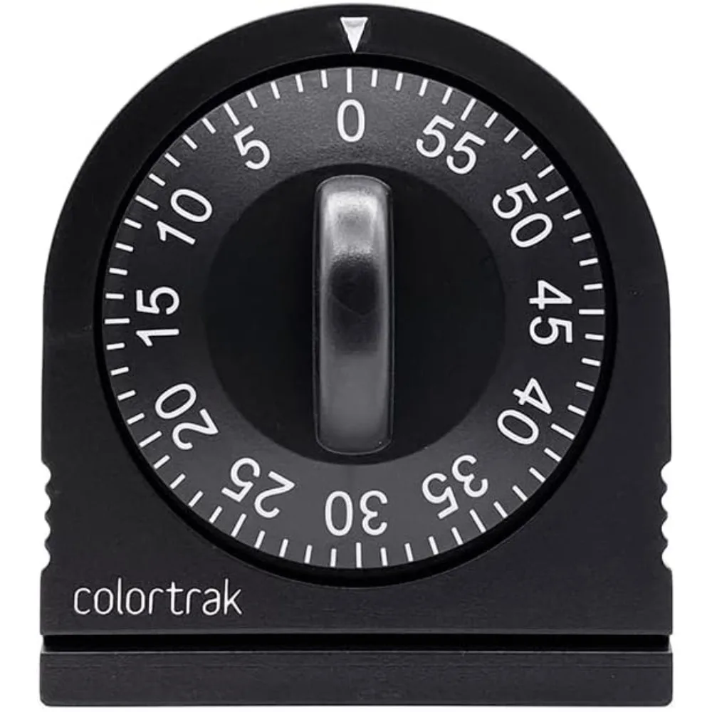 

60 Minute Wind Up Timer, Visual Mechanical Timer, from 0 to 60 Minutes