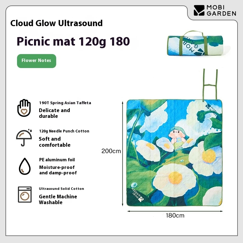 MOBI GARDEN Floor Mat Rectangle Waterproof Home Soft Badmat Front Indoor Outdoor Camping Mat Doormat Garden Pinic Leisure Mats