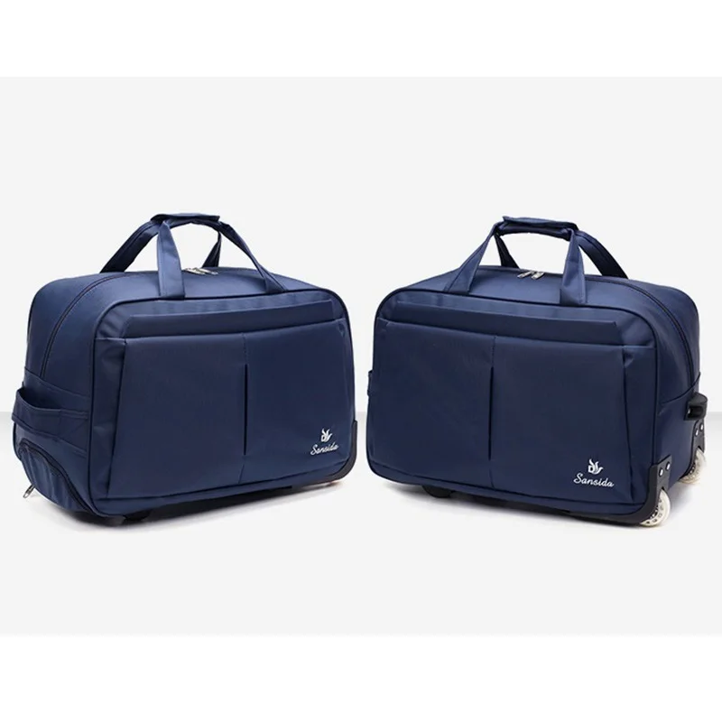 New Trolley Travel Bag Suitcase with Wheels Valise Voyage Rolling Duffle Maletas De Viaje Wheeled Weekend Trip Luggage for Plane