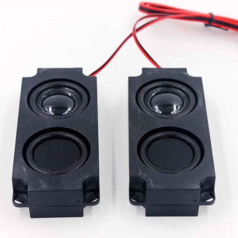 

2pcs 5 W 8 ohm Full Range Clear Sound Cavity Speaker Dual Vibration membrane Audio loudspeaker Box For TV computer