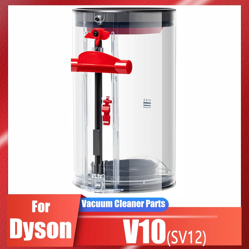 Upgraded Bin Compatible with Dyson V10 SV12 Vacuum Cleaner Canister, Large Dust Bin Replacement for Dyson Part No. 969509-01