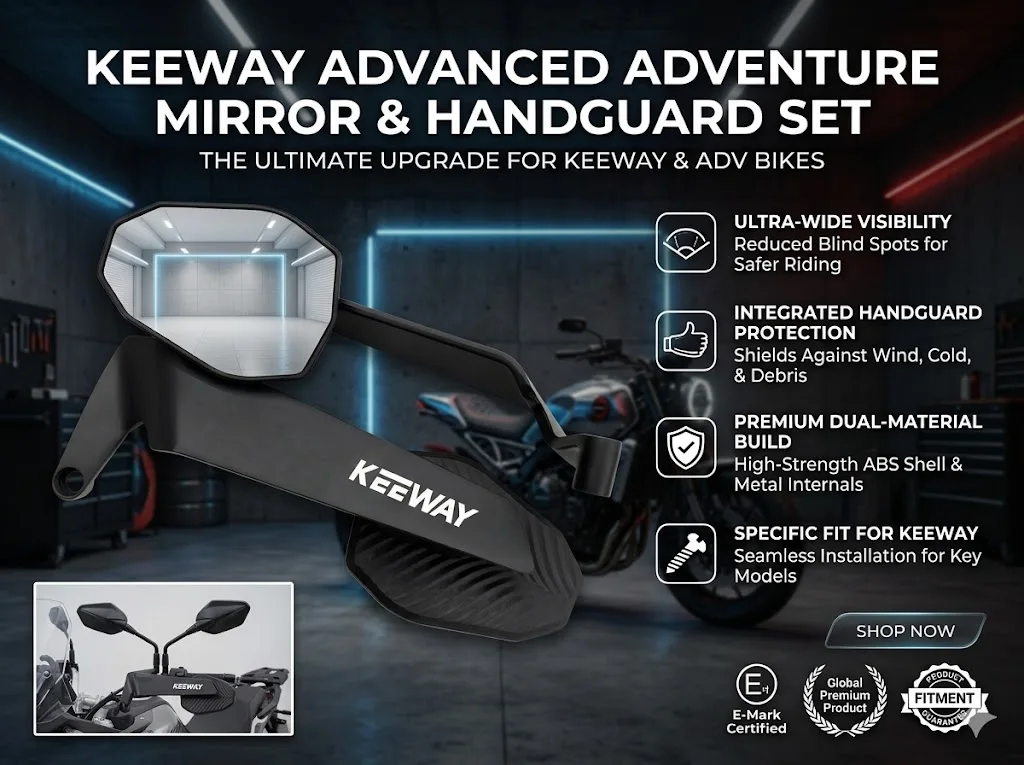 Зеркала заднего вида для мотоциклов с ЧПУ, HD-зеркала для мотоциклов Keeway 50 Vieste 300 Zahara RKV RKF 125 RKS 150