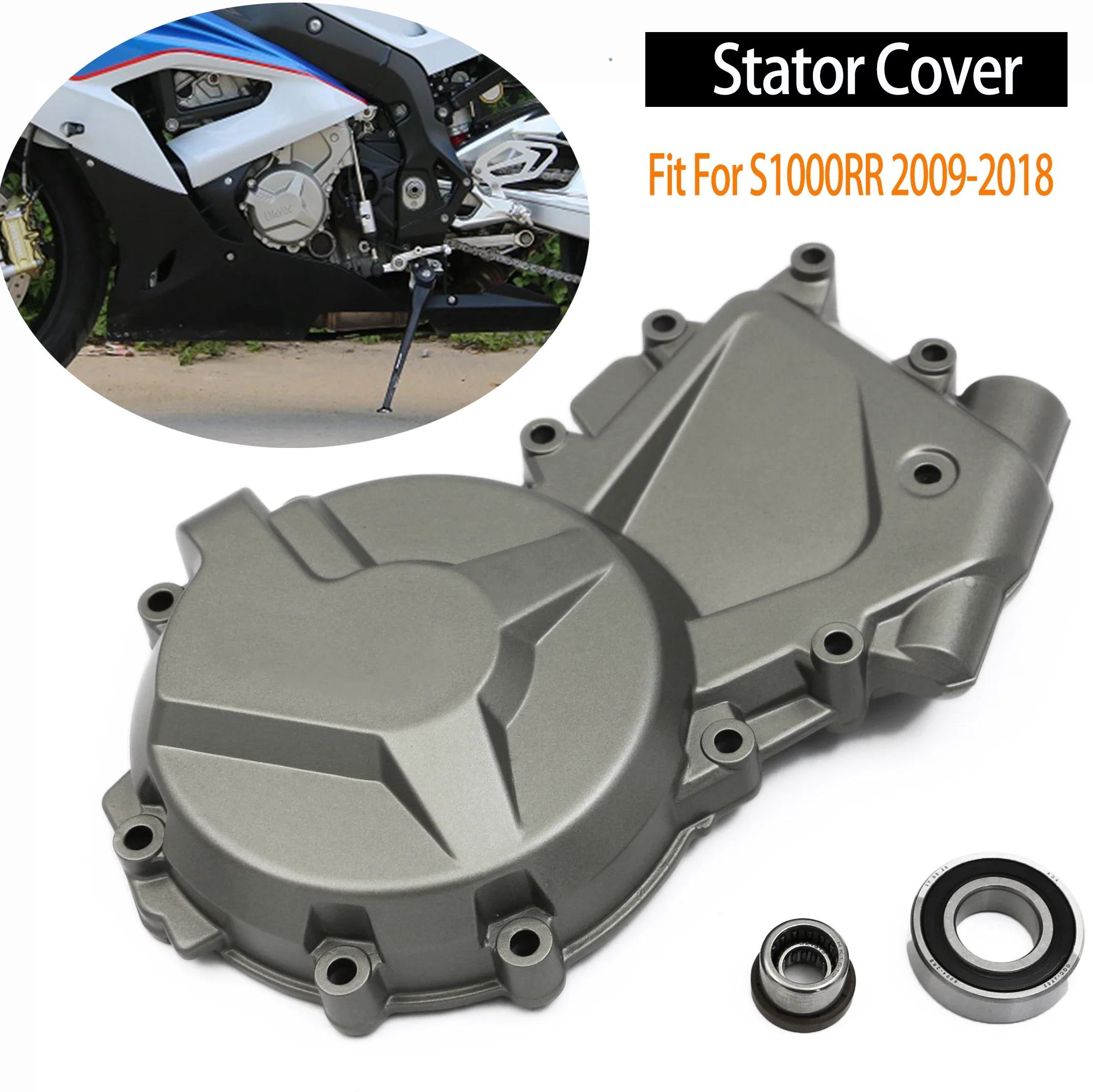 

Fit For 2009 - 2018 BMW S1000RR Engine Stator Cover Crankcase S 1000 RR HP4 Motorcyle 2017 2016 2015 2014 2013 2012 2011 2010