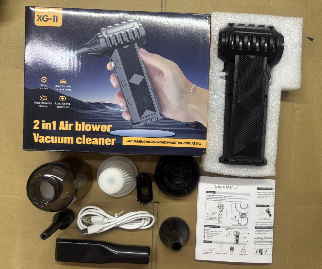 

New Powerful Air Blower 450000RPM Digital Display Wireless Dust Blower 3-Gear Speed Adjustable Compressed Air Duster Violent Fan