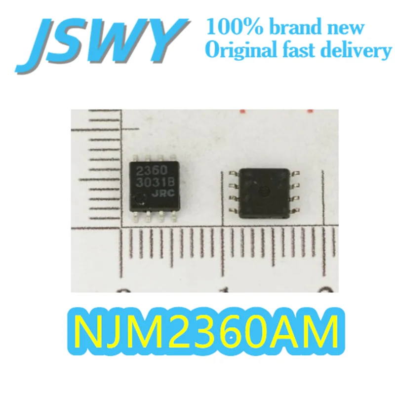 

(10/50 pieces) NJM2360AM NJM2360 Bi-Directional Operational Amplifier IC Silkscreen 2360 SOP-8 Package Electronics Genuine
