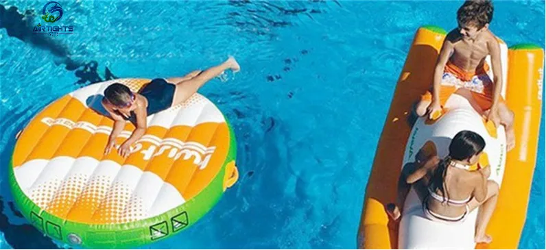 2m diameter or customized giant inflatable water float round water buoy for water game