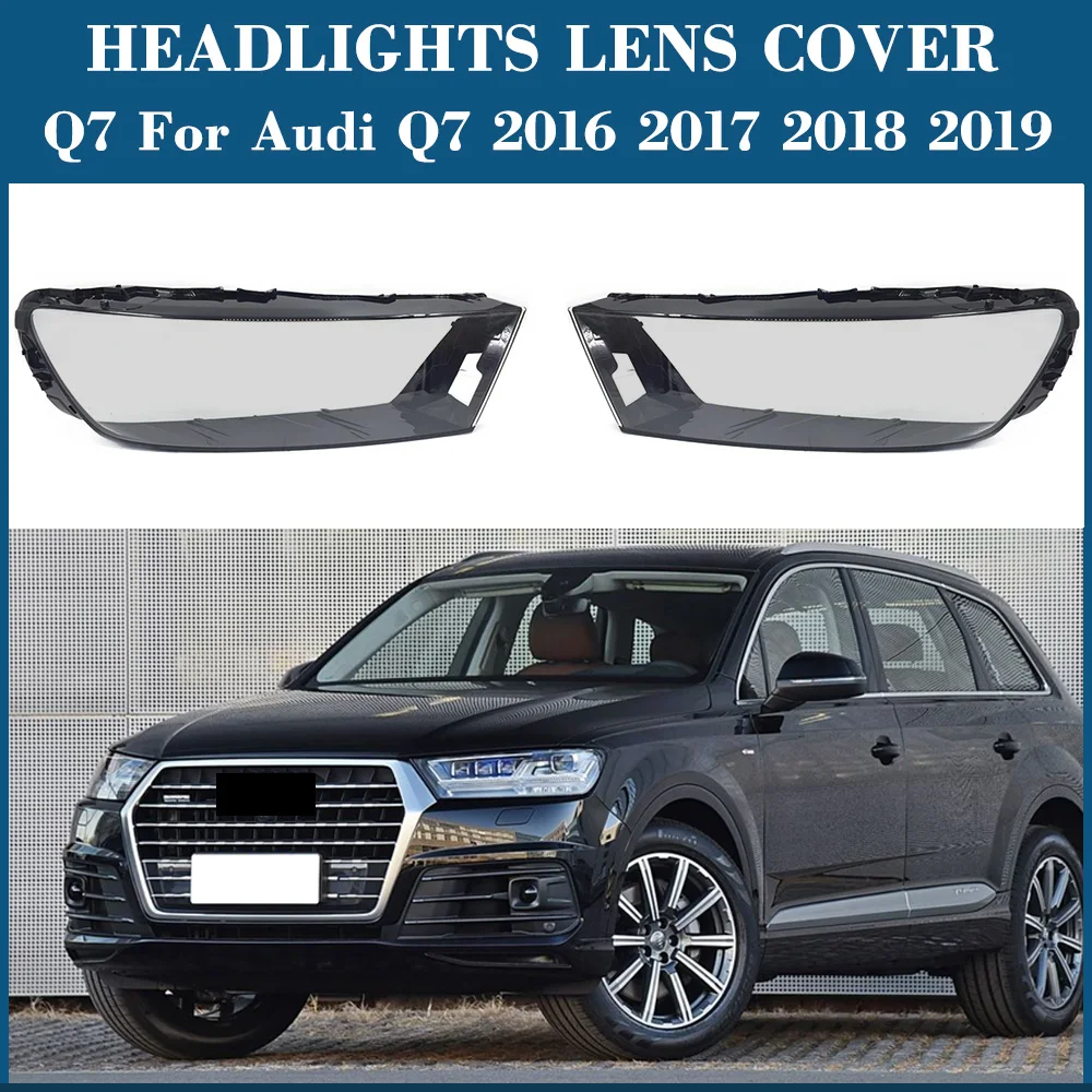 

Car Accessories Headlight Cover Headlamp Shell Transparent Lampshade Case Lens Plexiglass Q7 For Audi Q7 2016 2017 2018 2019