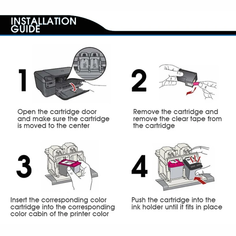 Imagem -04 - Cartucho de Tinta Vilaxh para Impressora hp Deskjet 667 xl 1275 2374 2375 2376 2775 2776 6475 6476