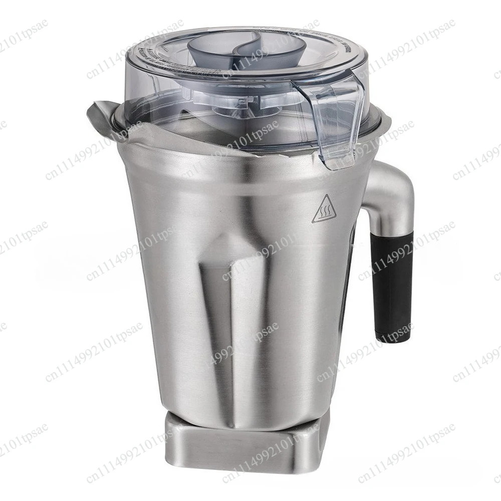 Blender container with lid and cross blade, suitable for various machines, stainless steel cup replacement (1 piece)