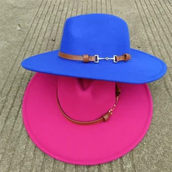 Fedora Hut mit breiter Krempe Teardrop Top Bogen Accessoires Herren Damen Fedora Bestseller Großhandel Sombrero