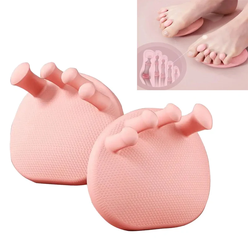 2pcs Arch Bunion Trainer Soft Silicone Comfortable Lightweight Toes Plantar Function Exerciser Improve Toe Bunion Splints Tool