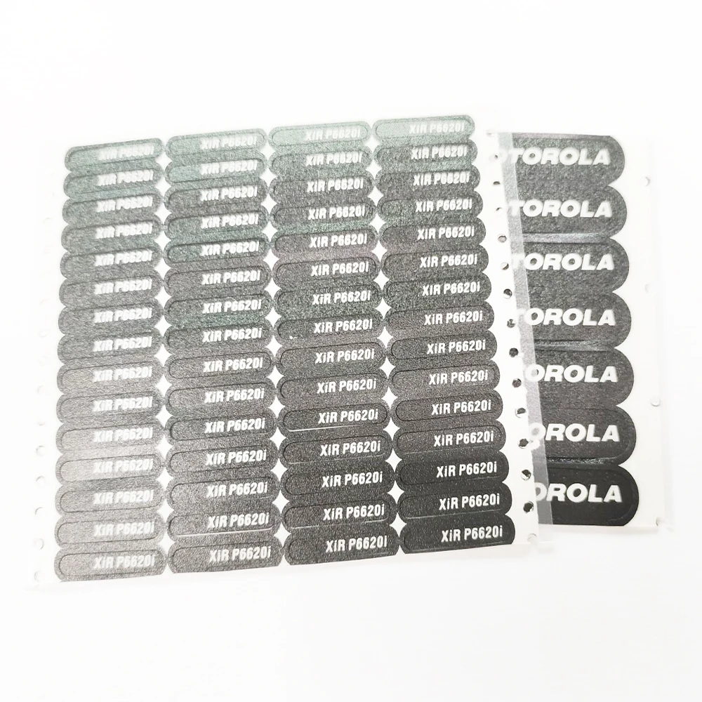 50Pairs  Model Labels For XIR P6620i Repair Parts